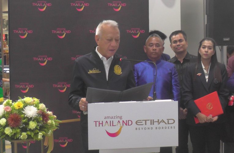 กระบี่ – ต้อนรับเที่ยวบินปฐมฤกษ์บินตรงกรุงอาบูดาบีสหรัฐอาหรับเอมิเรตส์