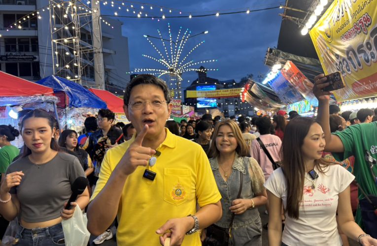 สมุทรปราการ ผู้ว่าปากน้ำ เชิญชวนเที่ยวงานเจดีย์ พร้อมเดินชิมขนมร้านดัง