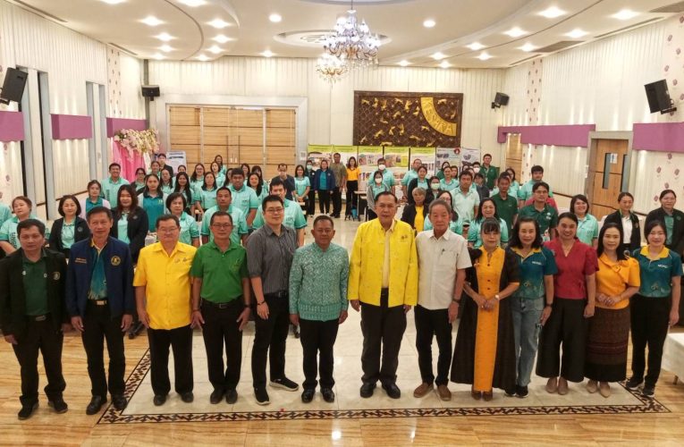 สิงห์บุรีเปิดอบรมพัฒนาวิทยากร “การทำนาด้วยเทคโนโลยีที่เท่าทันต่อภูมิอากาศ”