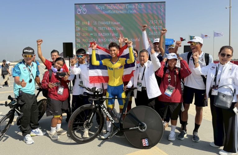 “สองล้อ” ปลดล็อกเอเชี่ยน ยูธเกมส์“กฤตภาส” คว้าทองแดงไทม์ไทรอัล