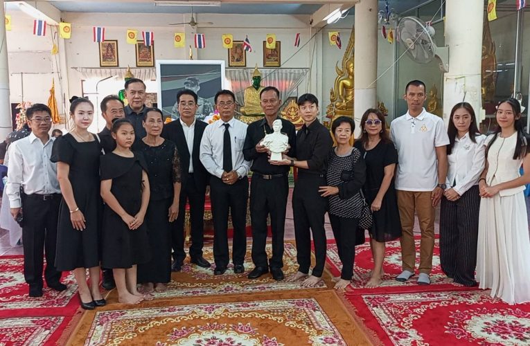 สิงห์บุรีจัดพิธีทำบุญครบร้อยวัน “พันตรีจิรายุส อินทุมาน” ทหารกล้าผู้เสียสละ