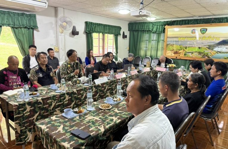 อุทยานแห่งชาติศรีน่าน ผนึกกำลังเครือข่ายรัฐ–เอกชน–ชุมชน เดินหน้าขับเคลื่อน “ศรีน่านโมเดล” ต้นแบบฟื้นป่า ลด PM2.5