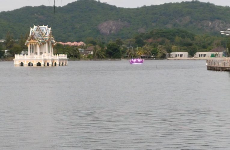 ชมรมพิทักษ์หัวหินฯ ร่วมกับเทศบาลนครหัวหิน จัดเก็บขยะอ่างเก็บน้ำบ้านเขาเต่า หลังงานลอยกระทง