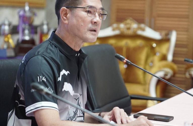 เทศบาลนครหัวหินประชุมติดตามความก้าวหน้าโครงการก่อสร้างสถานีสูบน้ำ หน้าสนามกีฬาหรูอารีน่า