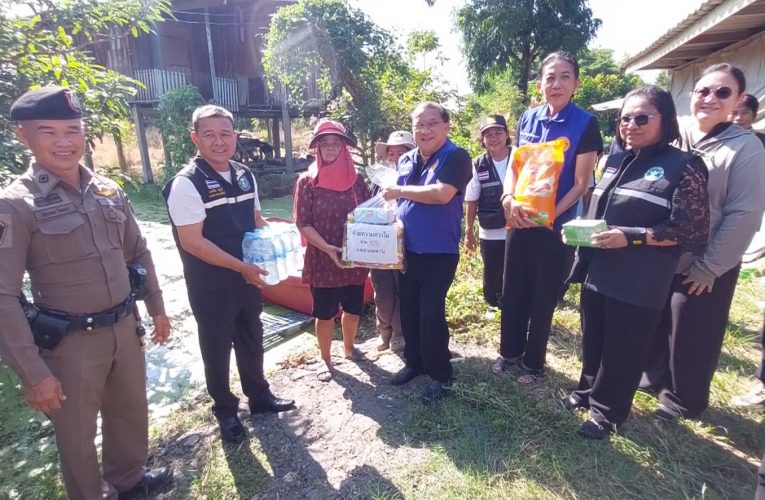 น้ำในแม่น้ำลพบุรี แม่น้ำบางขามสูงขึ้นหลังรับน้ำจากเจ้าพระยา