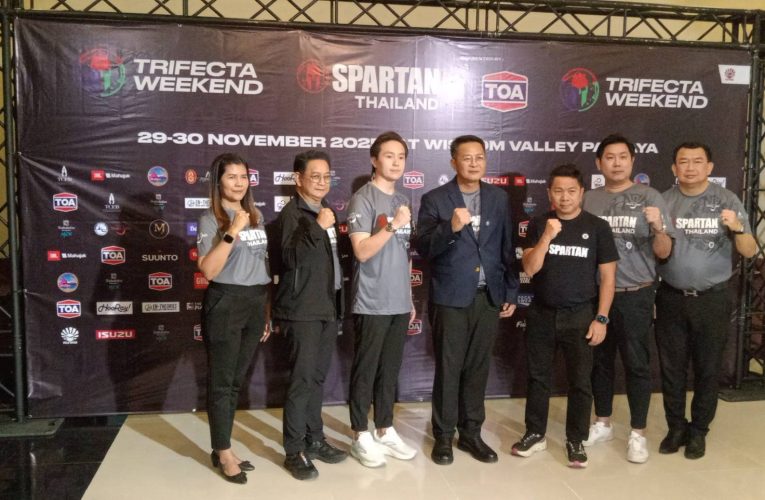 พัทยาระอุ! สปาร์ตันไทย รวมพลัง TOA ปิดฤดูกาลแข่งขันวิ่งวิบากลิขสิทธิ์ระดับโลก “สปาร์ตันเรซ ไทยแลนด์” อย่างยิ่งใหญ่วันที่ 29-30 พ.ย.นี้ที่วิสดอมวัลเลย์ เขาไม้แก้ว เมืองพัทยา ท่ามกลางนักวิ่งกว่า 4 พันชีวิตจาก40 ประเทศทั่วโลก คาดเงินสะพัดกว่า 300 ล้านบาท