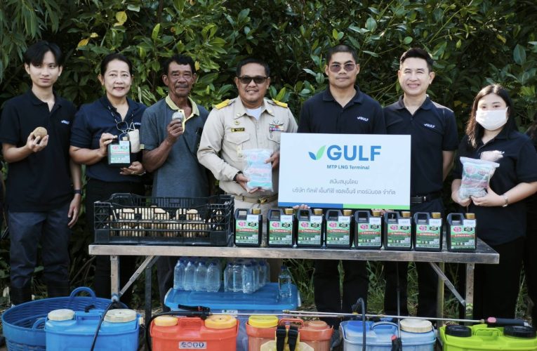 GULF MTP จับมือ ทม.เนินพระ และกลุ่มประมงหาดสุชาดา ปฏิบัติการ ‘ตะลุยโคลนโยนจุลินทรีย์ฟื้นฟูป่าชายเลน จ.ระยอง ปีที่ 4’