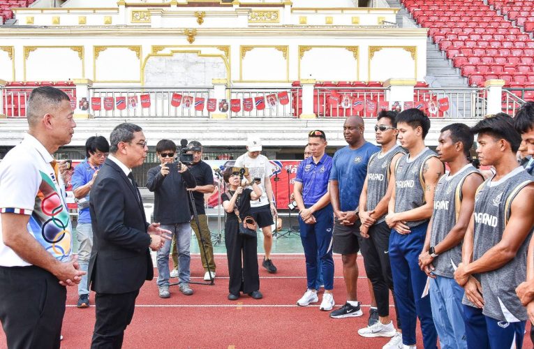ดร.ณัฏฐ์ ให้กำลังใจบิว-ภูริพล นำทัพกรีฑาพุ่งสู่เป้าหมาย 17 เหรียญทองซีเกมส์