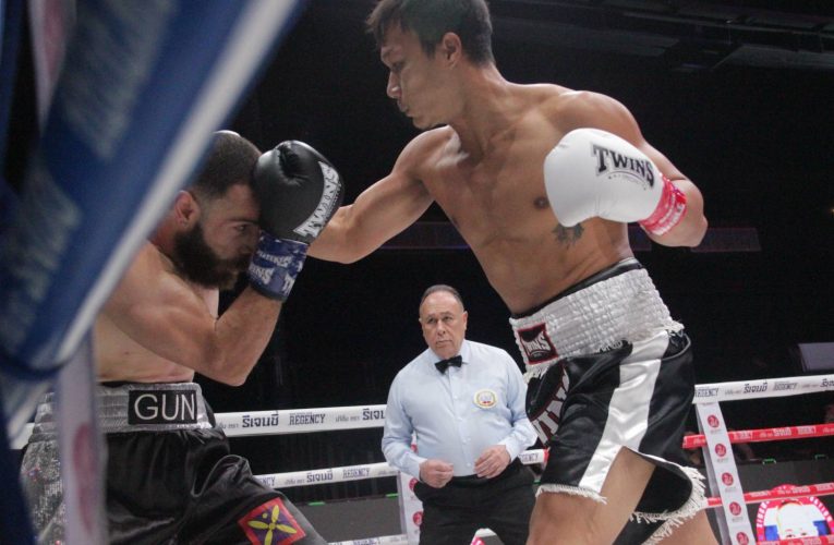 กิตติศักดิ์ กลิ่นษร ควงกำปั้นไล่อัดนักชกอิหร่าน ฮามิด ชาห์คารามี จอดป้ายยก 5 คว้าเข็มขัด ABF Super Welterweight Champion Title ไปครองในการชกเป็นคู่เอก🔥The Fighter World Boxing🔥เดือนธันวาคมส่งท้ายปี 2568 ที่ เวทีมวย World Siam Stadium