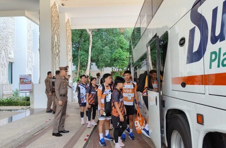 ตรวจที่ทำการ โรงแรมไมด้า แกรนด์ ทราวดี ของนักกีฬาซีเกมส์ เพื่อกำกับดูแลด้านความปลอดภัย ความเรียบร้อยภายในบริเวณที่พัก