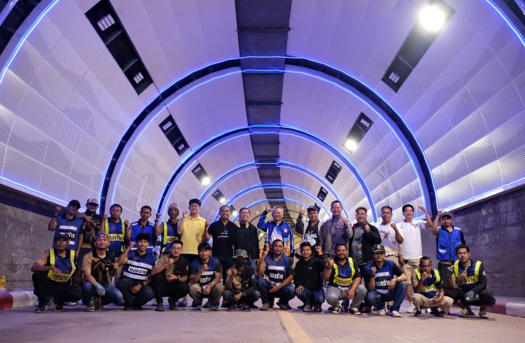 ยะลาประดับไฟอุโมงค์เบตงมงคลฤทธิ์รำลึกพระพันปีและต้อนรับวันปีใหม่