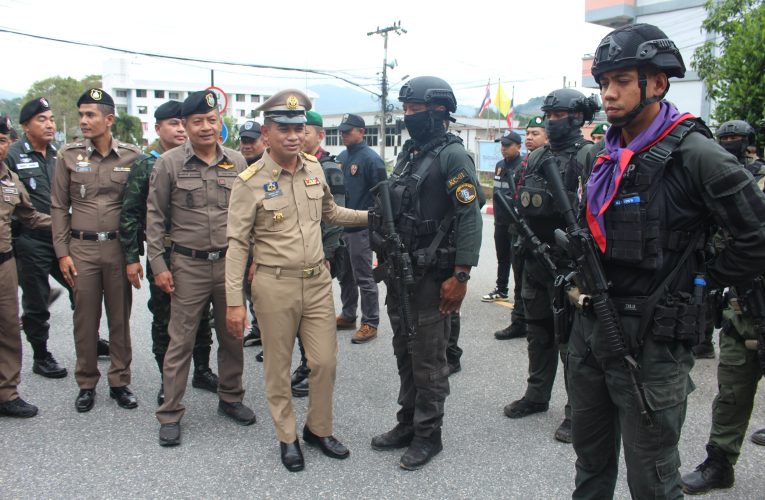 นายอำเภอเบตง ปล่อยแถวกวาดล้าง ห้วงก่อนคริสต์มาส และปีใหม่ 69