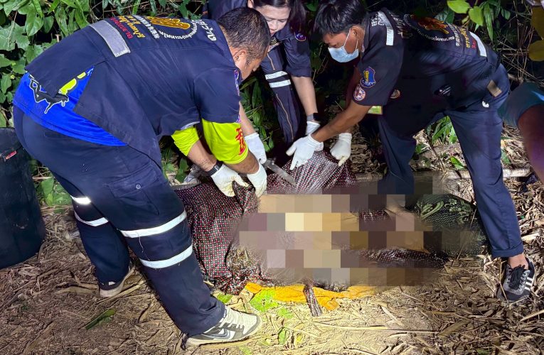 จันทบุรี – ผงะ! ชาวบ้านพบศพยัดถังเก็บน้ำทิ้งริมป่า