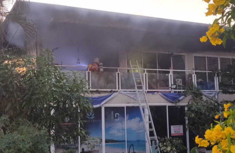 เพลิงไหม้ออฟฟิศโรงแรมกลางหมู่บ้านตะเกียบ เมืองหัวหิน รับปีใหม่ 2569