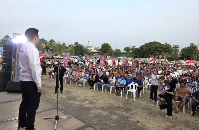 กกต.สังเกตุการณ์การหาเสียงผู้สมัครเขตเลือกตั้งที่ 4 ลพบุรี