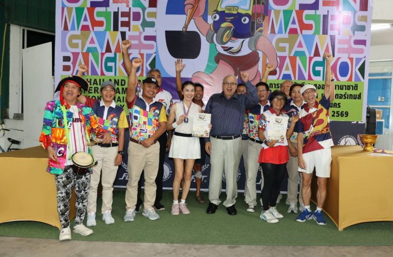 นักแสดงคนดัง นาตาชา คว้าแชมป์เทนนิส ไทยแลนด์ โอเพ่น มาสเตอร์เกมส์