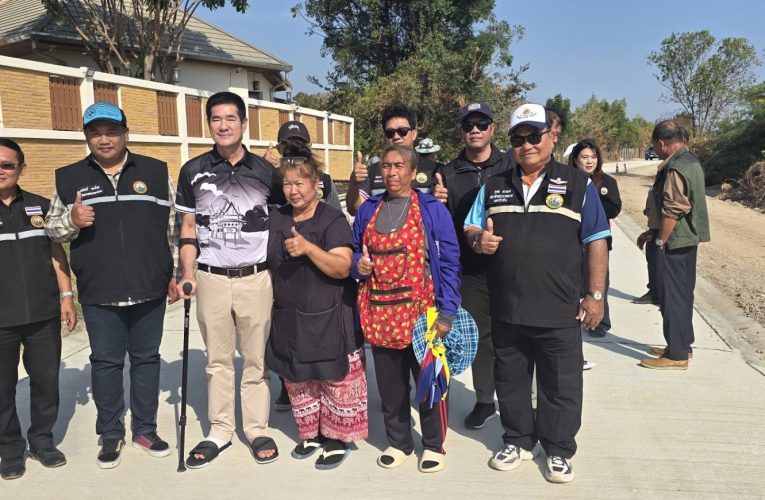 เทศบาลนครหัวหินเดินหน้าโครงการก่อสร้างถนนคอนกรีตเสริมเหล็ก พร้อมระบบระบายน้ำประปาซอยแยกต้นมะขามถึงโครงการไนท์บีช (ส่วนที่เหลือ)