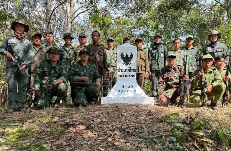 ตชด.325 สนับสนุนภารกิจสำรวจ–ซ่อมแซมหลักเขตแดนไทย–ลาว พื้นที่ อ.เฉลิมพระเกียรติ และ อ.บ่อเกลือ จ.น่าน