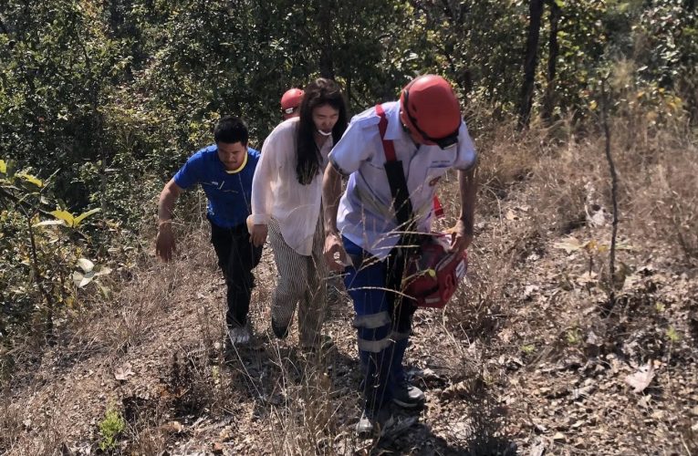 นักท่องเที่ยวหญิงตกกองแลนปาย