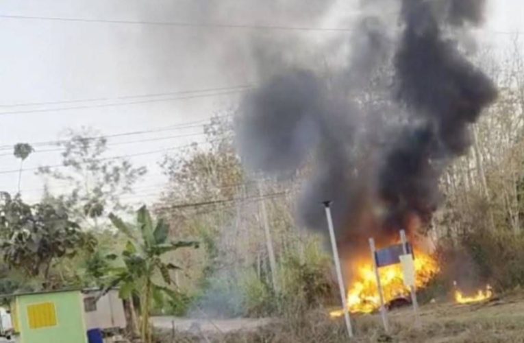 ระทึก ซุปเปอร์คาร์หรู 25 ล้าน เสียหลักชนเสาไฟ ไฟไหม้วอดทั้งคัน ถนนน่าน-ทุ่งช้าง หรูแค่ไหนก็ไม่รอด เหลือแต่ซากเหล็ก พลาดนิดเดียว 25 ล้านหายวับ