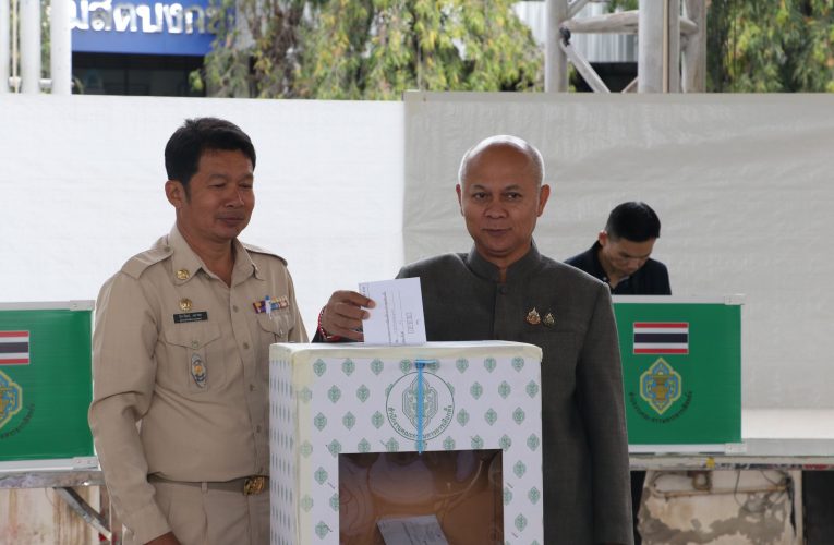 หนองบัวลำภู บรรยากาศการเลือกตั้งล่วงหน้าพ่อเมืองลุ่มภู มาใช้สิทธิ์ล่วงในพื้นที่จังหวัด