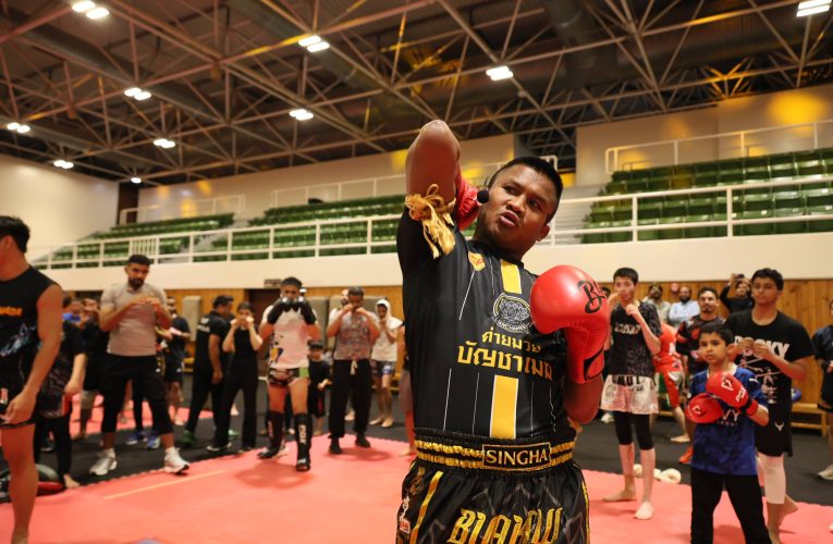 รัฐบาลไทยปลื้มชาวซาอุฯ ฝึก ‘มวยไทย’ กับไอดอล ‘บัวขาว-ฤทธิ์เทวดา-พญาหงส์’