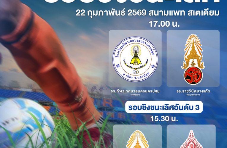 หมอนทอง ร่วง!ราชวินิตบางแก้ว ชน กีฬานครปฐม ชิงดำฯ มาดามคัพ 2025/26 เดิมพันแชมป์หน้าใหม่-เงิน 300,000