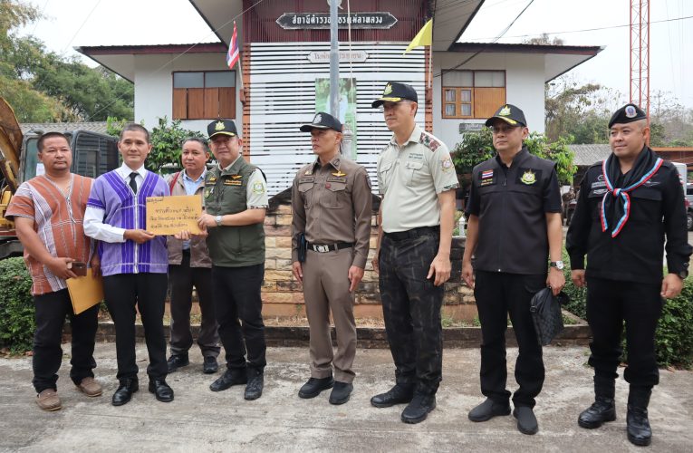 ที่ปรึกษา รมว.ทส. และอธิบดีกรมอุทยานฯ ลงพื้นที่ติดตามการทำถนนรุกเขตรักษาพันธุ์สัตว์ป่าแม่ยวมฝั่งขวา อำเภอแม่ลาน้อย จังหวัดแม่ฮ่องสอน