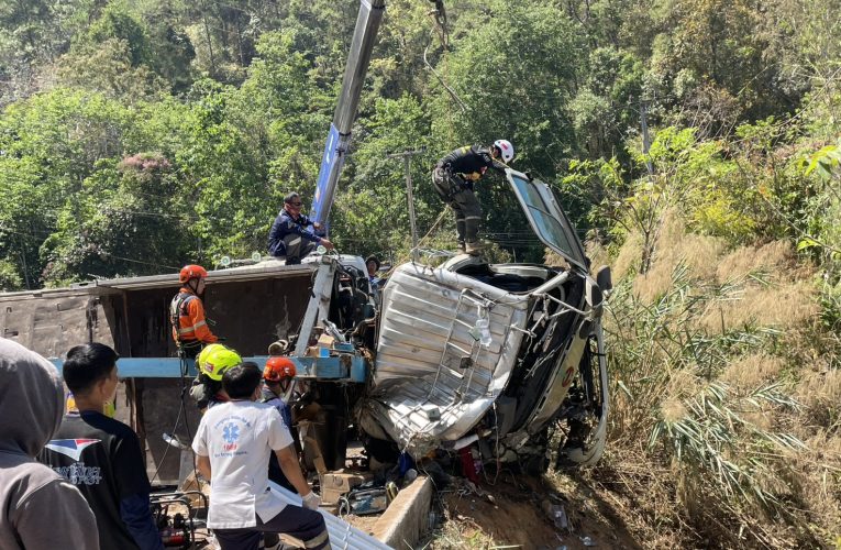 ถนนสาย108 แม่เหาะรถผ่านได้แล้ว 1 เลน