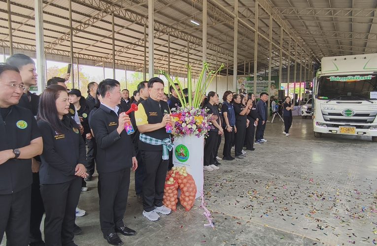 หอมหัวใหญ่เชียงใหม่ล้นตลาด รมช.นเรศ ลงพื้นที่แม่วาง Kick Off ปล่อยคาราวานรถ 12 คัน ปล่อยคาราวาน 12 คันบุก 56 จังหวัด เร่งระบายผลผลิต 2.5 หมื่นตัน ช่วยชาวสวนพ้นวิกฤตราคา หวั่นปุ๋ยแพงซ้ำช่วงภาวะสงคราม เชื่อมั่นรอยต่อ ครม.ไม่สะดุดเรื่องช่วยเกษตรกร