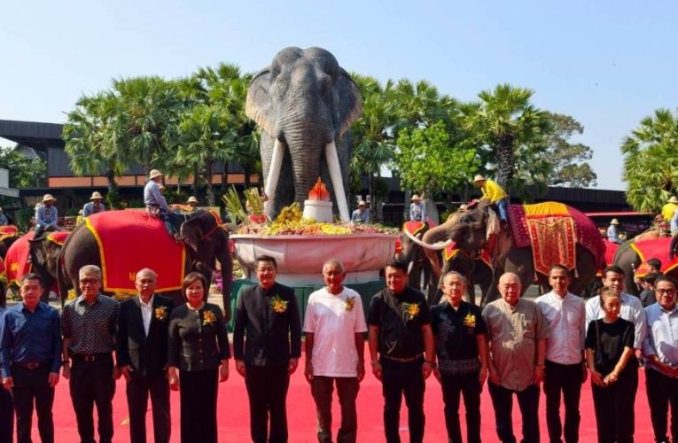 สวนนงนุชพัทยาจัดวันช้างไทยสุดยิ่งใหญ่ ขบวนช้าง–พิธีฮ้องขวัญ สืบสานวัฒนธรรมไทย