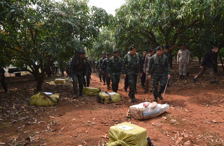 กองกำลังผาเมือง ปะทะกลุ่มขบวนการลักลอบลำเลียงยาเสพติด ยึดยาบ้า 5,700,000 เม็ด