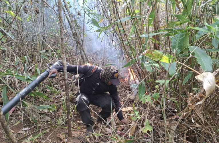 แม่ฮ่องสอน -อากาศเริ่มร้อนจัดพบจุดเกิดไฟมากขึ้น โดยเฉพาะไฟจากชายแดนติดบ้านรักไทย ต้องจัดชุดเข้าดับไฟต่อเนื่อง