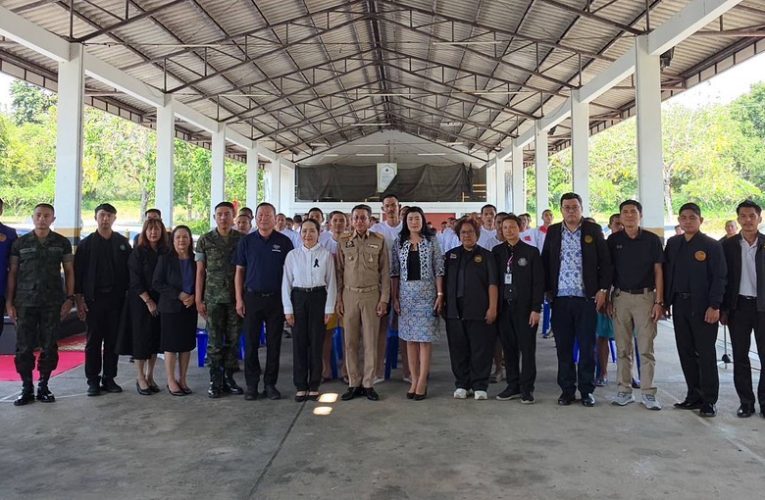 ศอ.ปส.จ.ระยอง นำผู้เสพยาเสพติด เข้าค่ายปรับเปลี่ยนพฤติกรรมเพื่อบำบัด ฟื้นฟู ให้เลิกยาเสพติดกลับคืนสู่สังคม