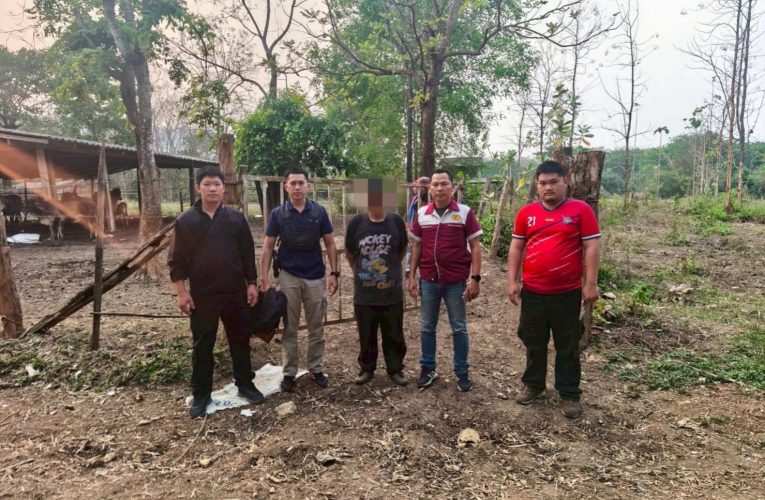 จับ “อ้อ”บางปู สมุทรปราการ ตำรวจแม่ทะ ลำปาง จับหนุ่มหนีคดี 10 ปี มากบดานแม่ทะ คิดว่าจะรอด เหลือเวลาอีก 6 ชั่วโมง