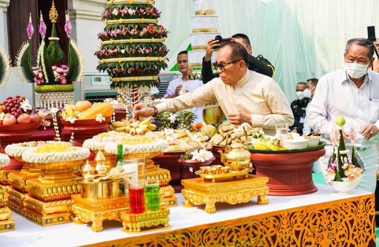 วัดเชียงยืนจัดพิธีบวงสรวง – สวด อุปปาตะสันติ มหาสันติงหลวง ครั้งแรกในจังหวัดเชียงใหม่