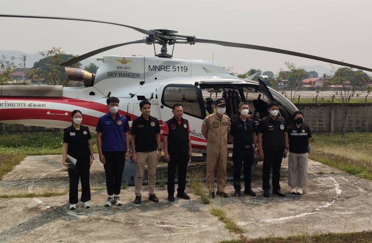 ใช้ฮ.ดับไฟป่าไปแล้ว36เที่ยวบินที่ปาย