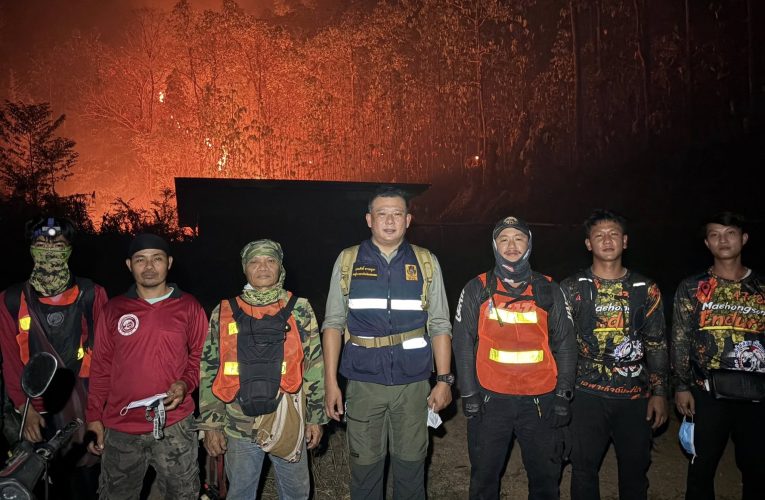 ด่วนไฟป่าไหม้เขาบ้านชานเมือง