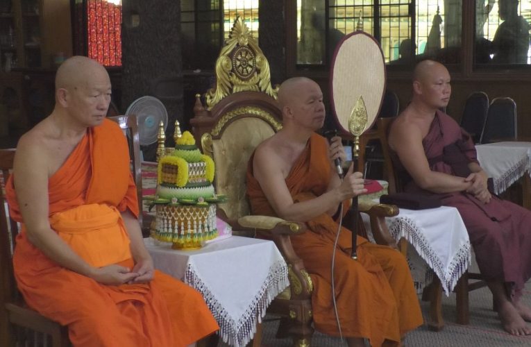 คณะสงฆ์อำเภอเชียงดาว จัดพิธีบรรพชาสามเณรภาคฤดูร้อน ประจำปี 2569