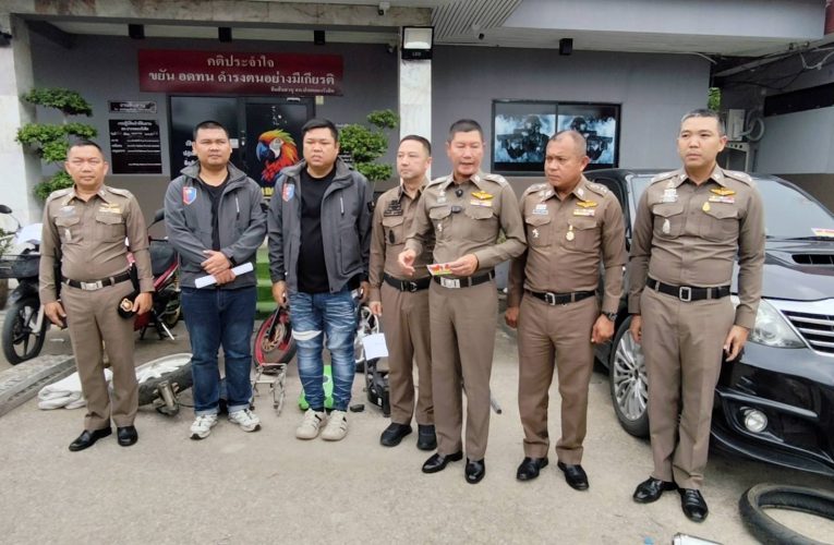 ปทุมธานี วงจรปิดจับภาพหนุ่มวินลักจยยตรบุกจับทลายห้องเช่า