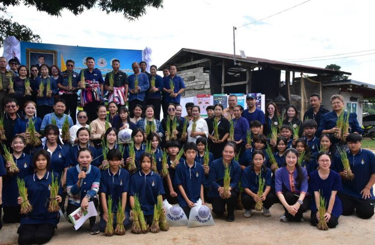มุกดาหาร รณรงค์ปลูกหญ้าแฝก 100,000 กล้า เนื่องในโอกาสวันเฉลิมพระชนมพรรษา