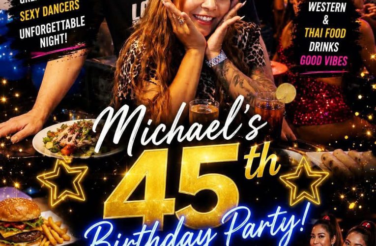 สุขสันต์วันเกิด 45 ปี บอสใหญ่ Blue Marlin Bar Pattaya
