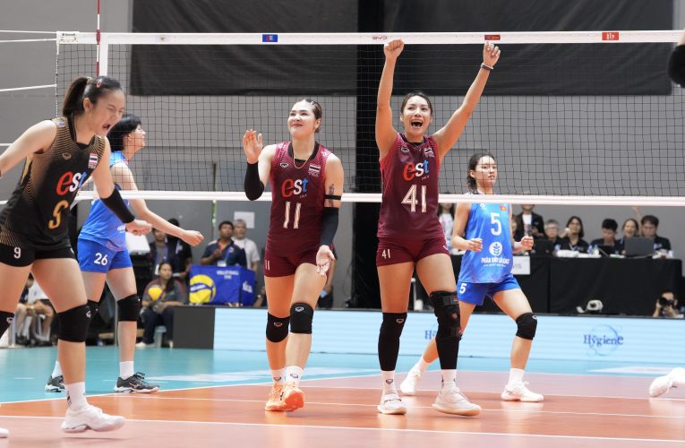 ทีมนักตบสาวไทย ตบสยบ เวียดนาม 3-0 เซต เก็บชัยได้ทั้งสามนัดแบบไม่เสียเซต คว้าแชมป์ วอลเลย์บอลหญิง SEA V CUP 2026 สนามสอง ที่จังหวัดเชียงใหม่ พร้อมประกาศความยิ่งใหญ่ คว้าแชมป์ได้ทั้งสองสนาม