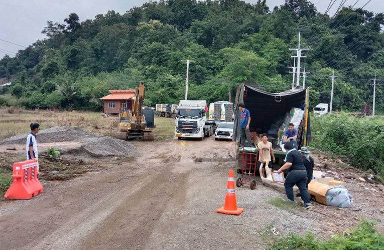สะพานห้วยโป่งรถเล็กผ่านได้แล้ว
