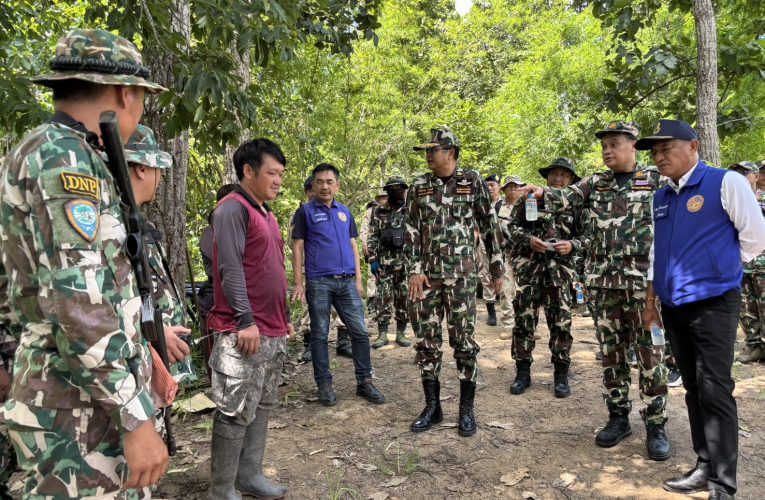 นำกำลังเจ้าหน้าที่เร่งแก้ปัญหาไร่ขิงที่อำเภอไชยปราการ