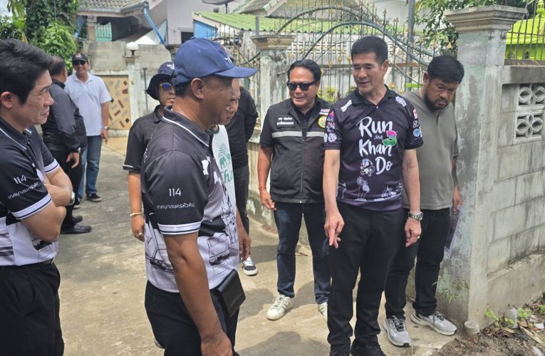 นายกหัวหินลงพื้นที่ซอยชลประทาน 64 ตามคำร้องชาวบ้าน เร่งแก้คลองระบายน้ำอุดตัน–ขยะสะสม ตรวจสอบแนวเขต เตรียมปรับปรุงรับหน้าฝน