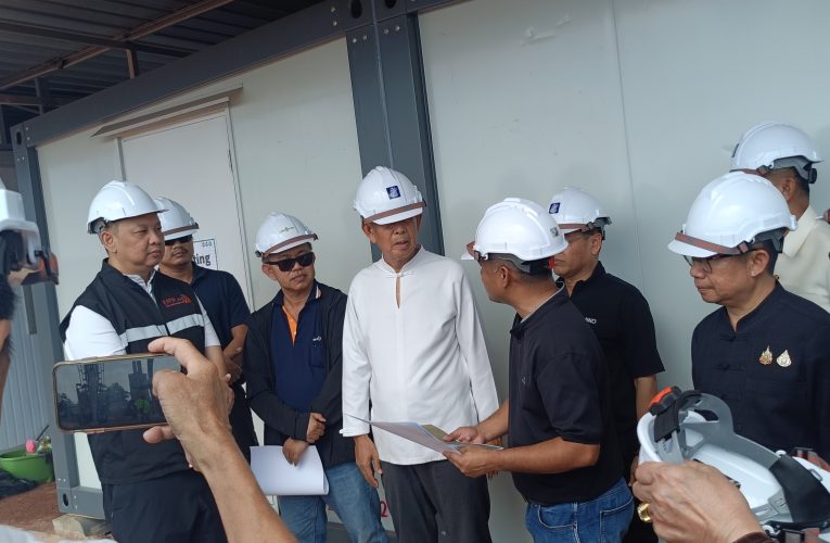 ผู้ว่าอุดรฯ ลงพื้นที่ติดตามความคืบหน้าการขับเคลื่อนการดำเนินงานนิคมอุตสาหกรรมอุดรธานี